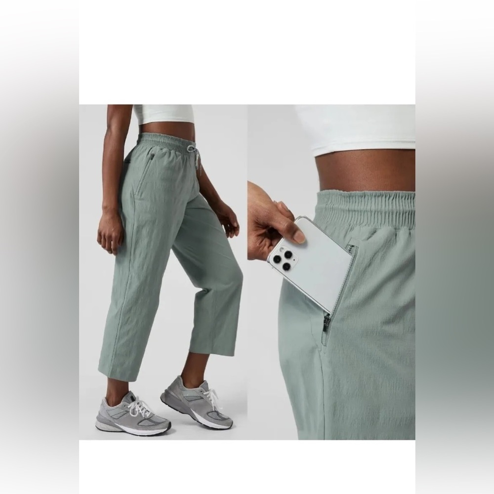 Athleta Sage Green Ankle Pants
